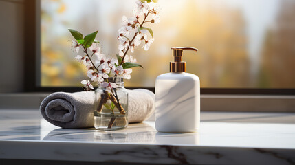 A Serene Morning: Bathroom Essentials Amidst Nature