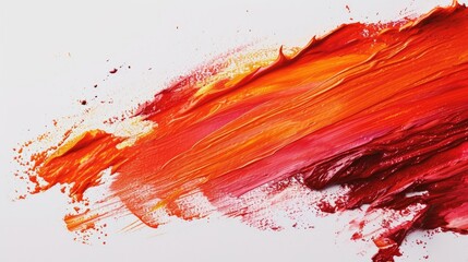 Beautiful cosmetics sample  on a white background. Close-up