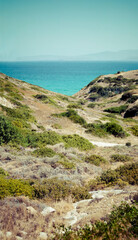Fototapeta na wymiar Beautiful sea landscape panorama of Crete