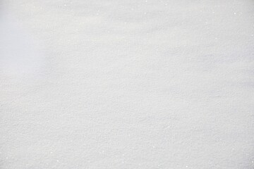 Texture of snow in severe frost