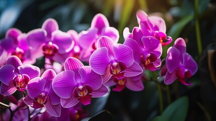 purple orchid in the garden