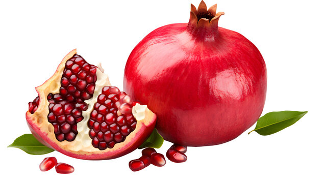 Ruby Red, Fruit, Seeds, Exotic, Transparent Background, Clipart, High Resolution