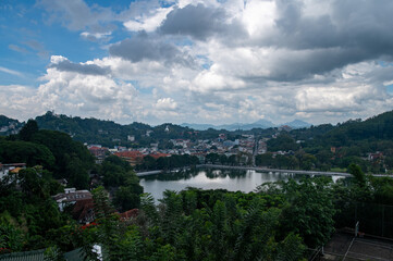 Skyline of Kandy, Sri Lanka