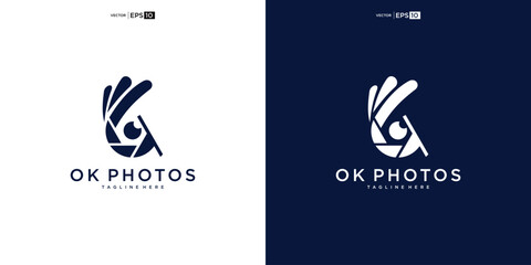 Best Photography Camera Minimal Logo Symbol Design. Vector Logo Template. - obrazy, fototapety, plakaty