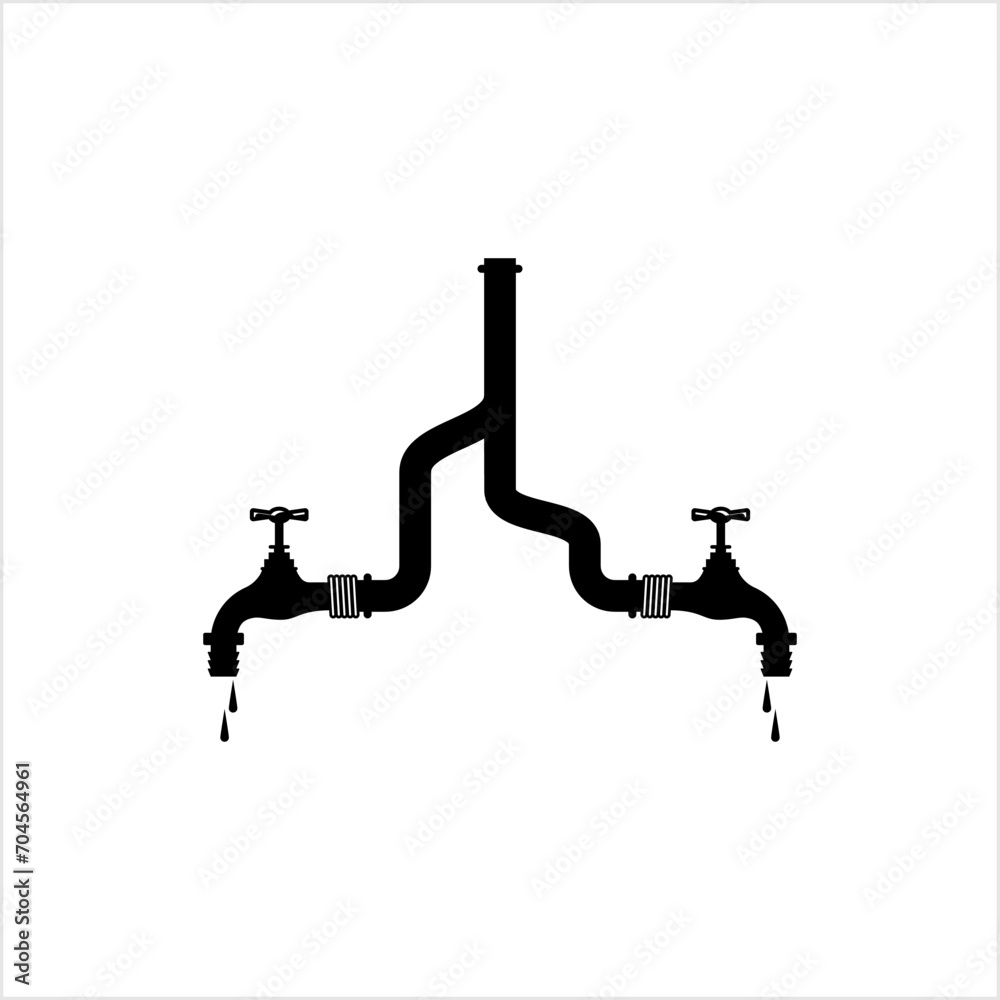 Wall mural Garden Faucet Icon