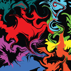 creative liquid background cellarful using adobe illustrator. 