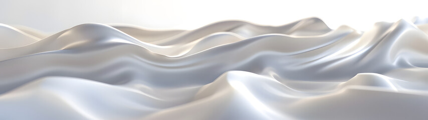 Naklejka premium A mesmerizing glimpse into the intricate dance of form and movement as white waves crash and swirl in an abstract display of raw power and fluid grace
