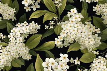 Elderflower background pattern