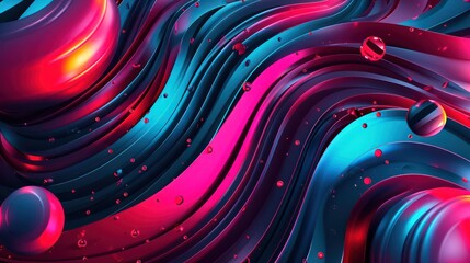 the abstract background is made from different colors, in the style of light navy and magenta, with rounded shapes