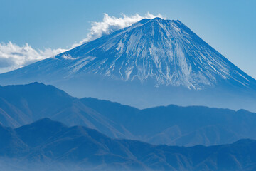 Mount Fuji in Japan.  Tour Japan.