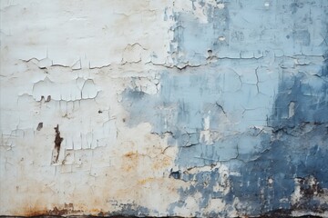 Obraz premium Vibrant Blue Grunge Wall. Exquisite Capture of Tones and Textures for Creative Projects
