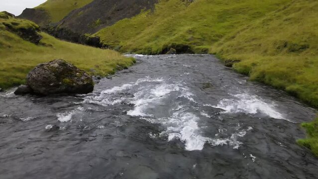 river waterfall