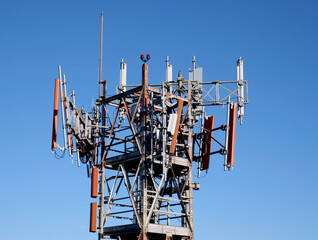Support for mobile phone antennas and repeaters