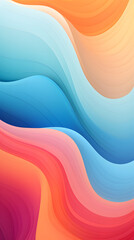 Colorful wavy background