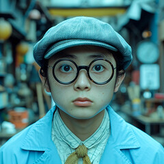 Cute anime character in real life, Generative AI