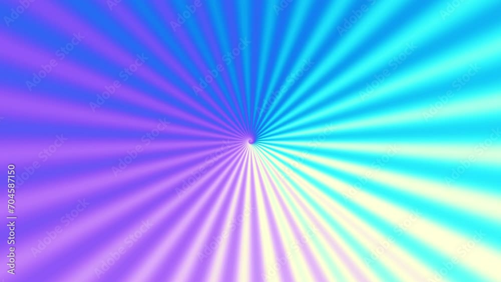 Aufkleber Moving circular gradient. Seamless loop footage.