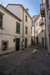 Agnone, Isernia. Glimpses of the historic center