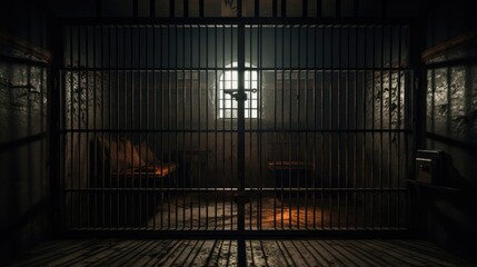 Behind Bars: Explore the grim reality of incarceration - obrazy, fototapety, plakaty
