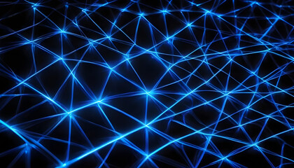 An abstract background featuring an orange and blue background, in the style of mosaic-like forms -