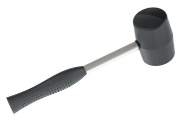 Rubber Mallet, 3D rendering isolated on transparent background