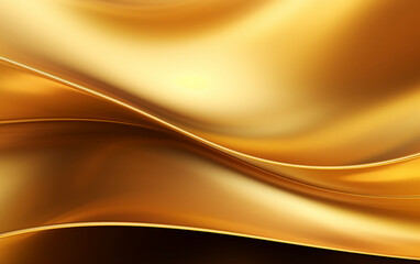 Flowing Golden Silk
