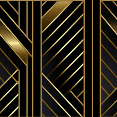 Opulent Black and Gold Texture
