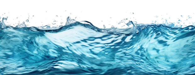 Sea water surface cut out