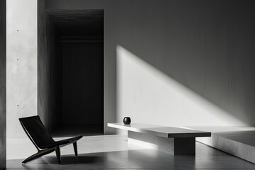 Minimalist model in a simple Elegant setting Embodying simplicity and sophistication