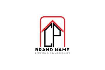 CP letter creative real estate vector logo design . CP creative initials letter logo concept. CP house sheap logo