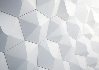 abstract geometric white background
