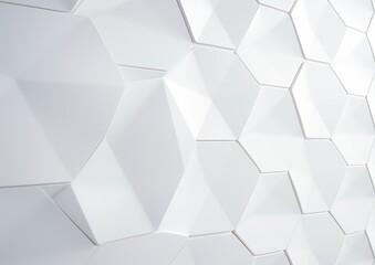 abstract geometric white background