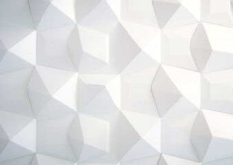 abstract geometric white background
