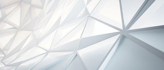 abstract geometric white background