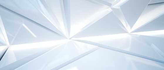 Obraz premium abstract geometric white background