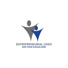 entrepreneurship logo design vector