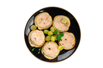 foie gras sandwich fresh delicious fresh goose or duck liver eating cooking appetizer meal food snack on the table