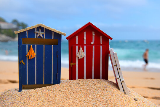 Beach huts at the beach