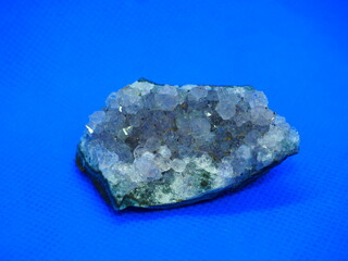 amethyst crystal stone, geode type.
