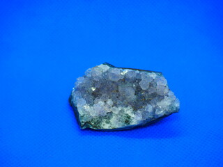 amethyst crystal stone, geode type.
