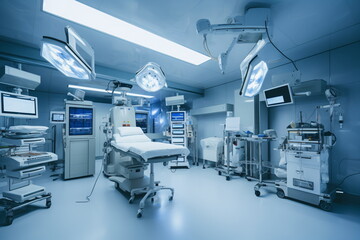 Advanced Medical Operating Theater With Equipment
