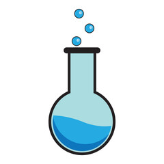 chemistry laboratory icon vector illustration design