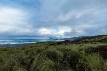 clouds over the sea