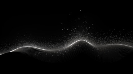 Wave abstract background. Digital data visualization. Big data. Futuristic abstract vector illustration. Futuristic equalizer.