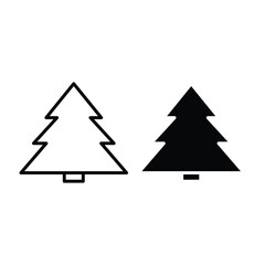 christmas tree icon
tree icon or logo isolated sign symbol vector illustration - high quality black style vector icons
