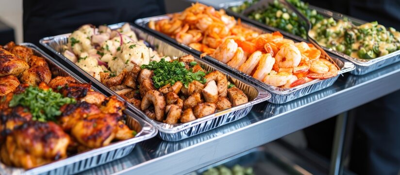 Delicious office catering delivery.