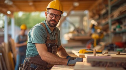 Lifestyle scenes of people engaged in DIY and home improvement projects, capturing the American spirit of self-reliance. [DIY home improvement]