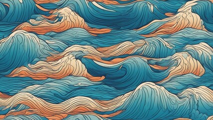  pattern with waves waves pattern vector