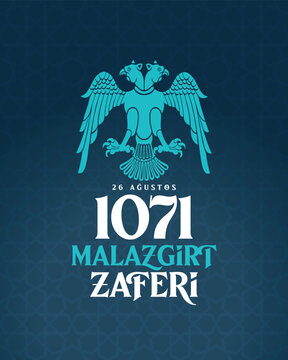 1071 Malazgirt Zaferi, anadolu sel&ccedil;uklu devleti. Translation: 1071 Malazgirt battle victory, Anatolian Seljuk State, illustration
