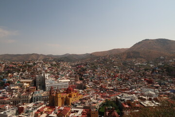 Spectacular view from the Pipila Monument/Monumento al Pipila onto Guanajuato, Mexico