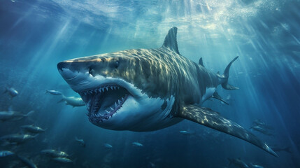 Fototapeta premium Great White Shark